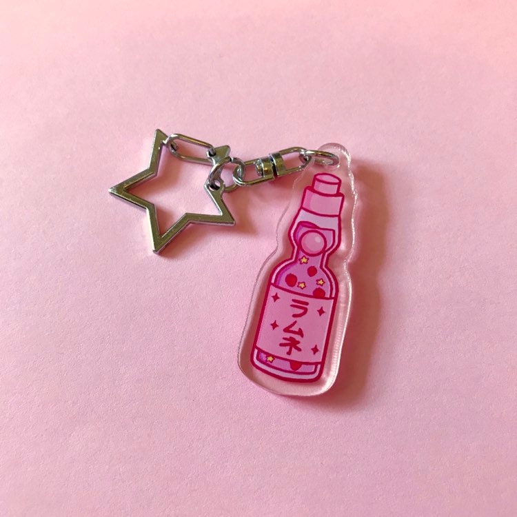 Kawaii Ramune Soda Acrylic Charm