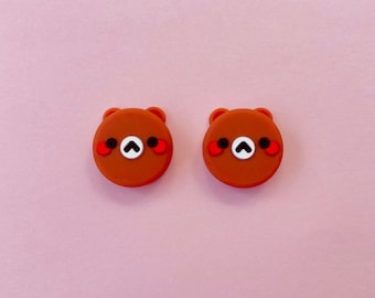 Woodland Creatures Joy-Con Stick Caps: Urso