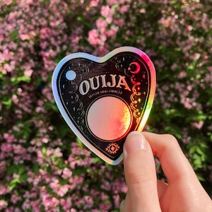 Ouija Planchette Holographic Sticker