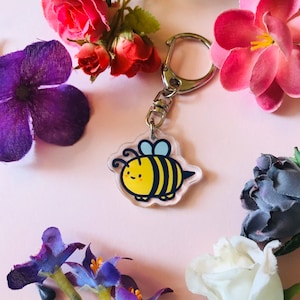 Sweet Bee Acrylic Charm