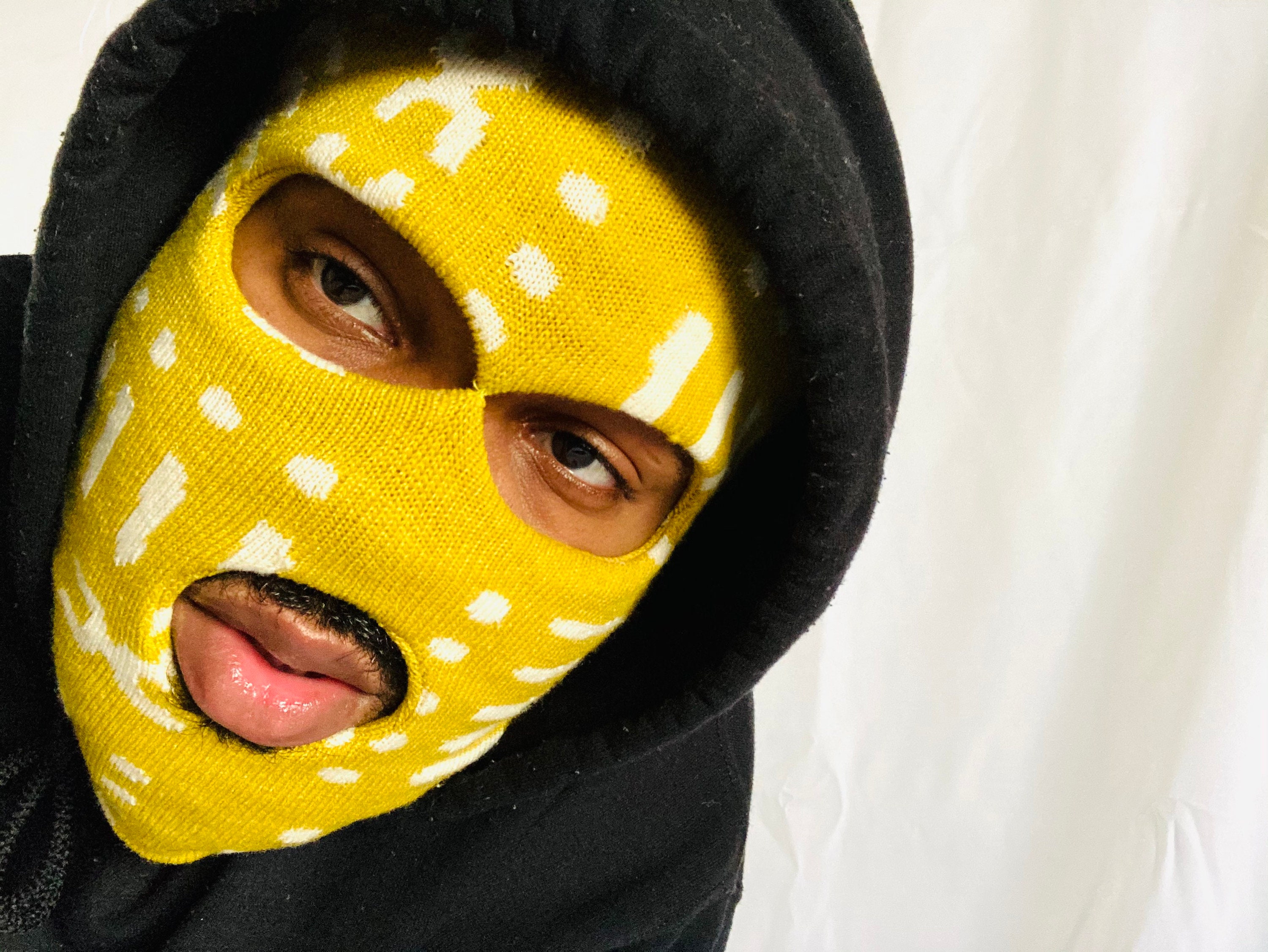 Knitted Jacquard Tribal Ski Mask/ Winter Hat/ African Cap/Men Ski Mask