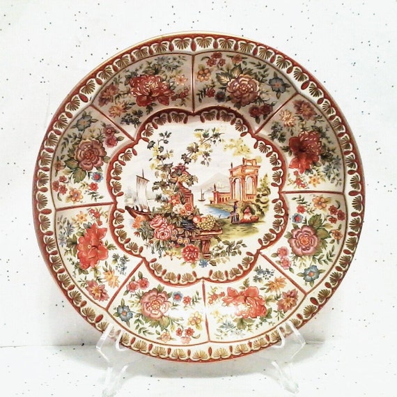 1971 Daher Decorated Ware Tin Bowl Made In England Good Etsy