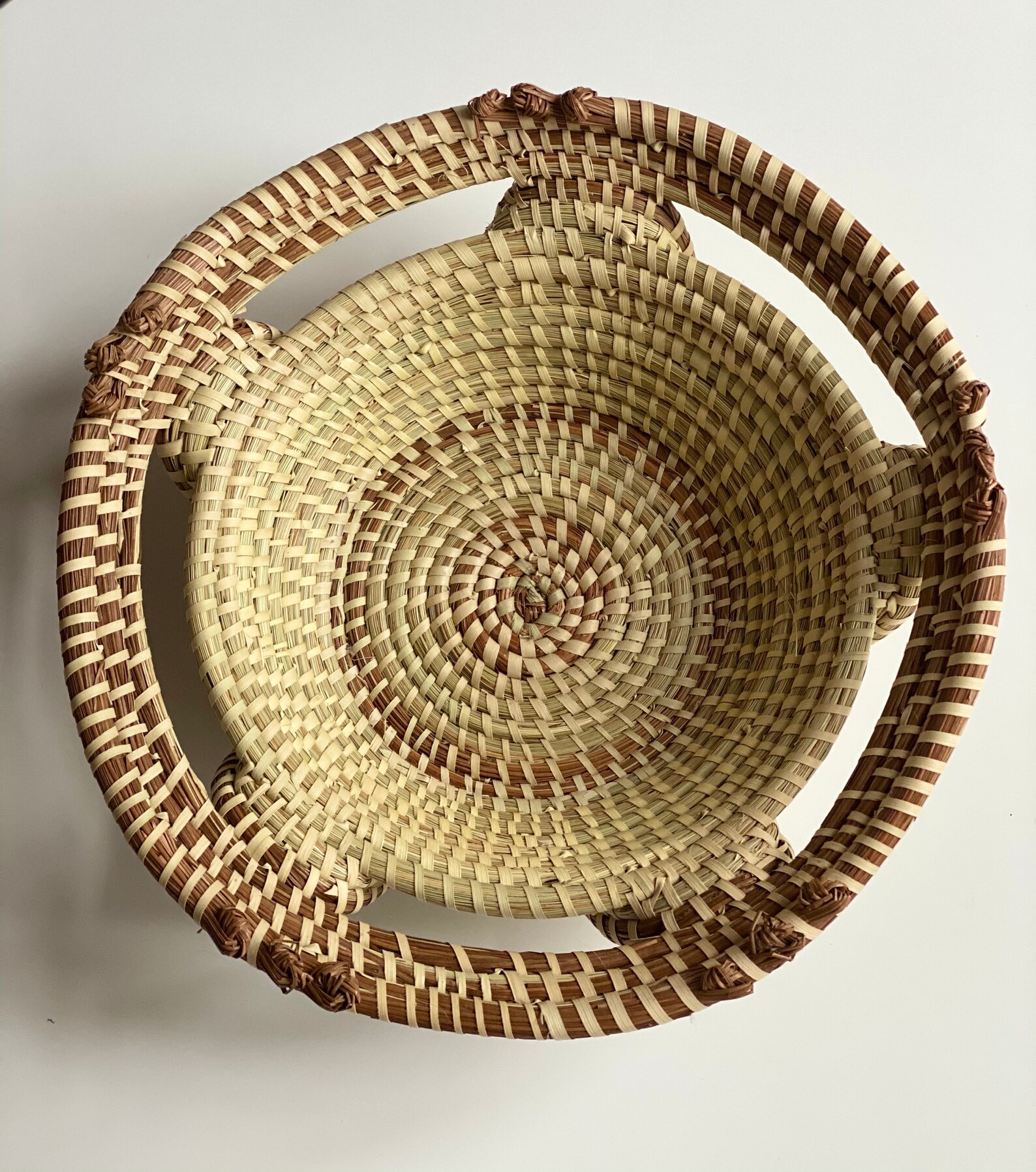 Charleston Sweetgrass Designer Snake Basket Etsy