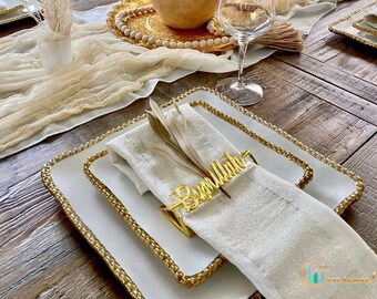 Bismillah Napkin Wrap Set Bismillah Napkin Ring Ramadan Decorations Eid Decorations