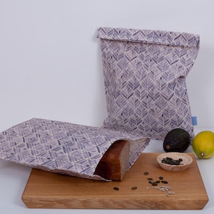 Bio-Bienenwachs-Brotsack PANA - Brotbeutel aus bienwachsgetränkter Baumwolle - hält Brot, Gemüse und Obst 100% natürlich frisch