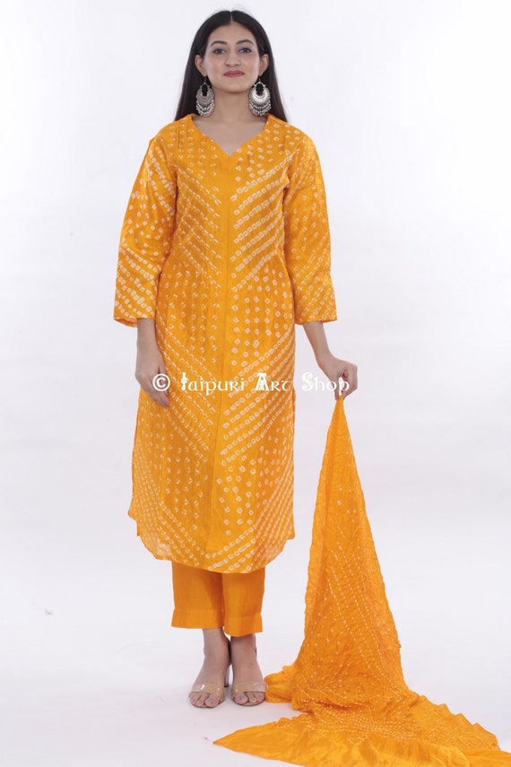 Bandhani salwar sale