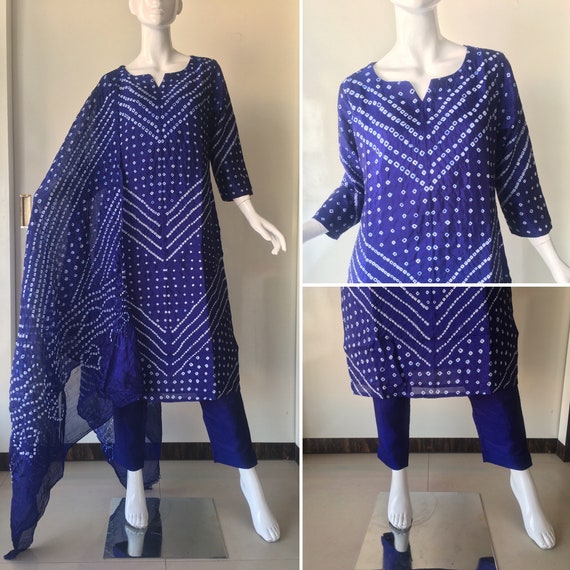 Bandhani Dress Material at Rs.820/Piece in sikar offer by Shrinath  bandhejwale