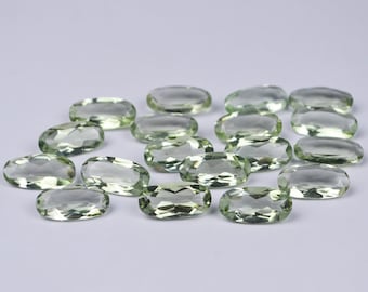 Oval Shape Faceted Stone