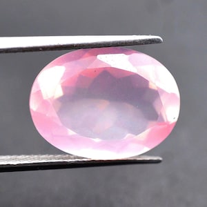 Rose Quartz 7x9mm,8x10mm, 12x16mm 13x18mm To 15x20mm Oval  Faceted Cut Stone Calibrated Natural Rose Quartz Cut Gemstone For jewelry Making