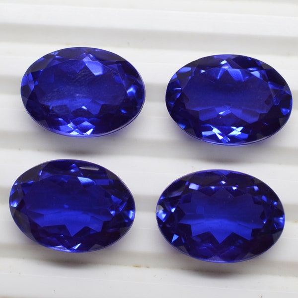 Tanzanite Quartz 8x10mm Gemstone Oval Shape Blue Tanzanite Quartz Gemstone Tanzanite Quartz Stone For Making Jewelry 2.65Cts