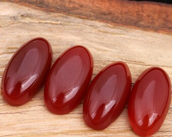 Red Onyx Stone \ Onyx Pota \ 7 Pcs \ 15x13 Mm to 18x15 Mm