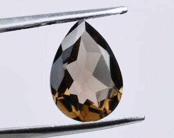 ONE 18mm x 13mm Oval Smoky Quartz Cab Facet Cabochon Gem Stone Gemstone B23A14 ONE 18mm x 13mm Oval Smoky Quartz Cab Facet Cabochon Gem Stone Gemstone B23A14