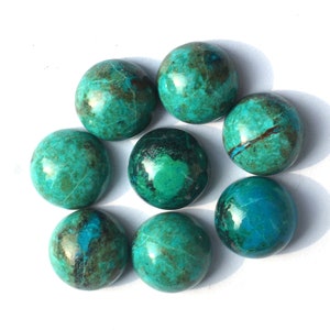 Chrysokoll AAA Edelstein: Runder Cabochon (5-20 mm)