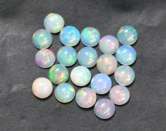 Cabochon con opale di fuoco Welo / pietra preziosa naturale etiope