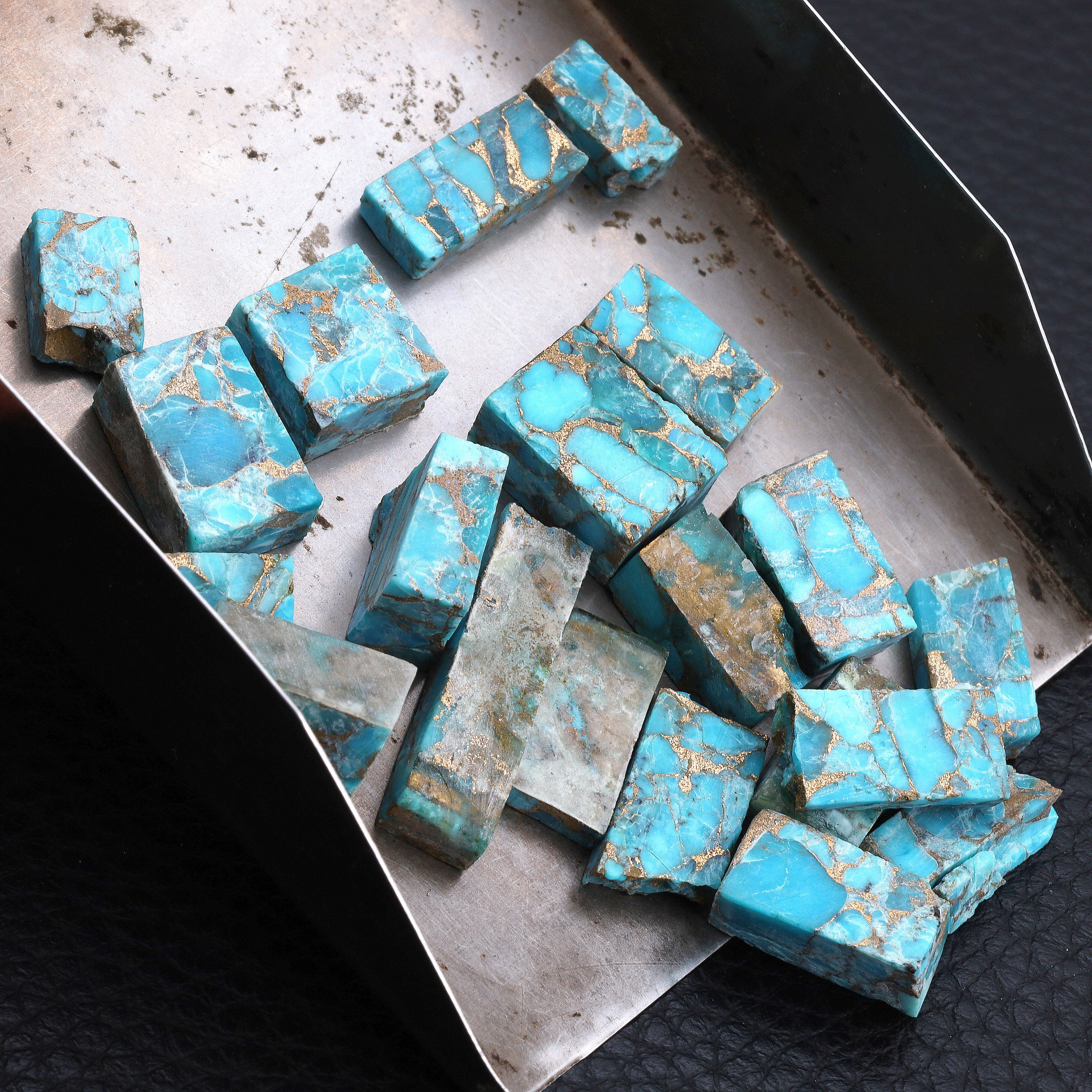 Raw Blue Mohave Copper Turquoise Rough, Jewelry Making (6mm To12mm) - Etsy
