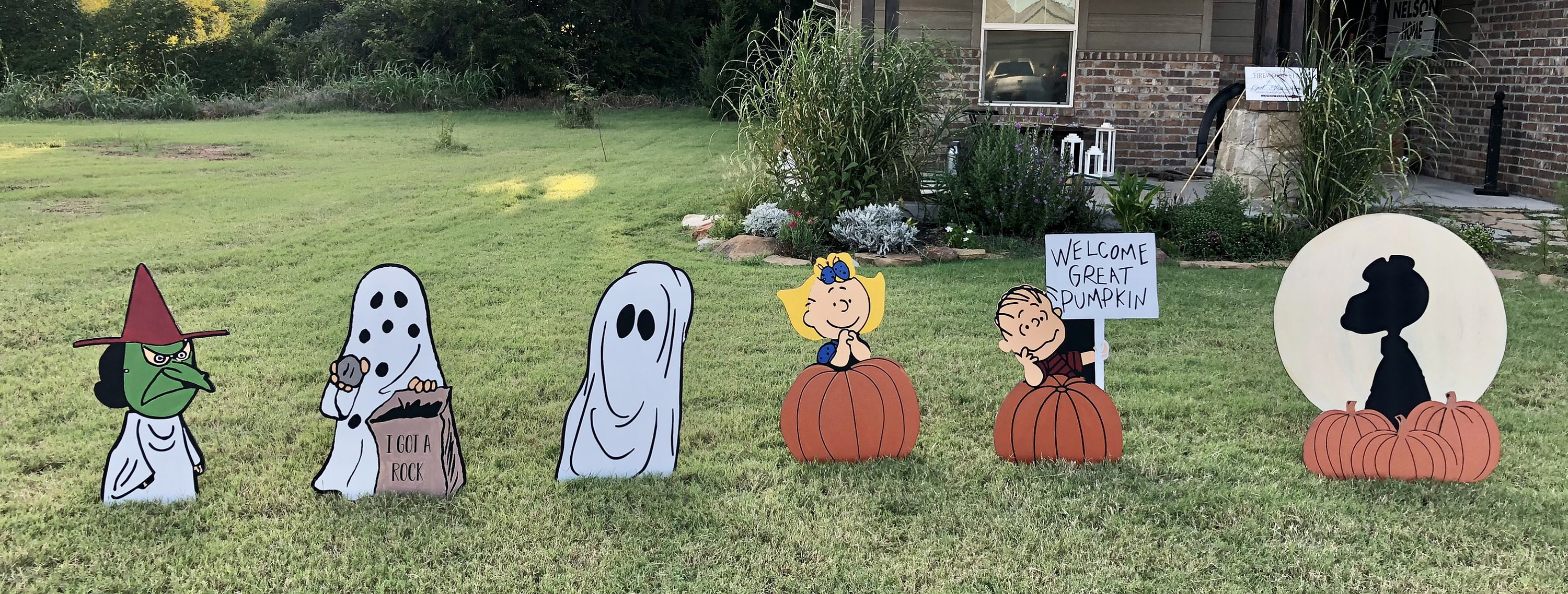 Peanuts Gang Halloween Pre-Lit Indoor/Outdoor Window Decor - Charlie B