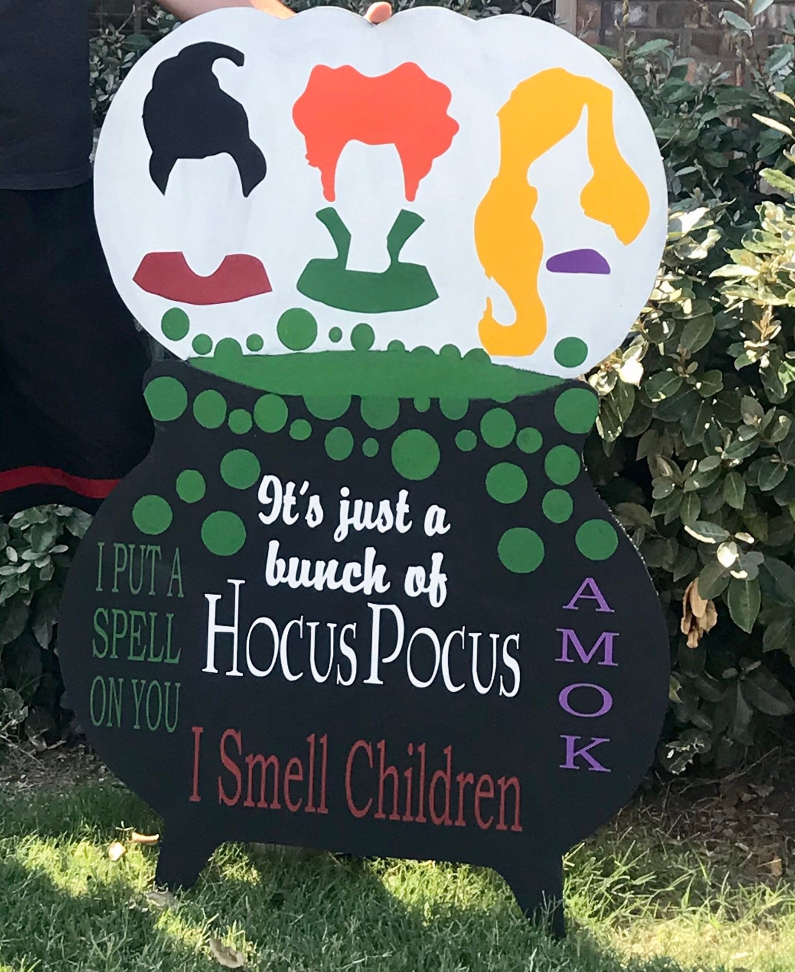Hocus Pocus Yard Art/ Outdoor Decor/Hocus Pocus/Sanderson Etsy