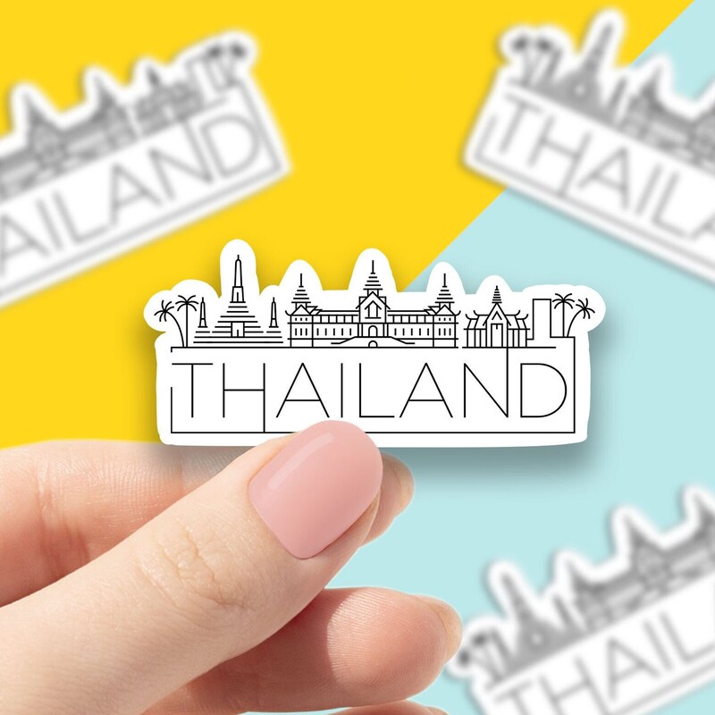 Thai Sticker Sticker Custom Thai Stickers - Etsy