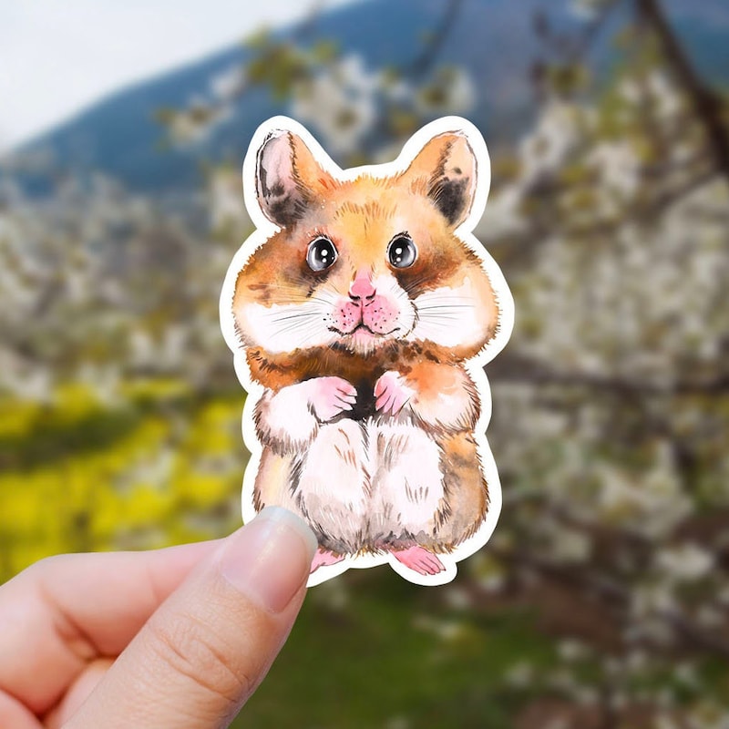 Hamseter Sticker Hamsters Stickers - Etsy