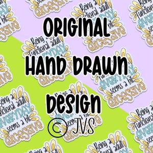 Functional Adult Vinyl Sticker, Laptop Stickers, Funny Stickers, Best ...
