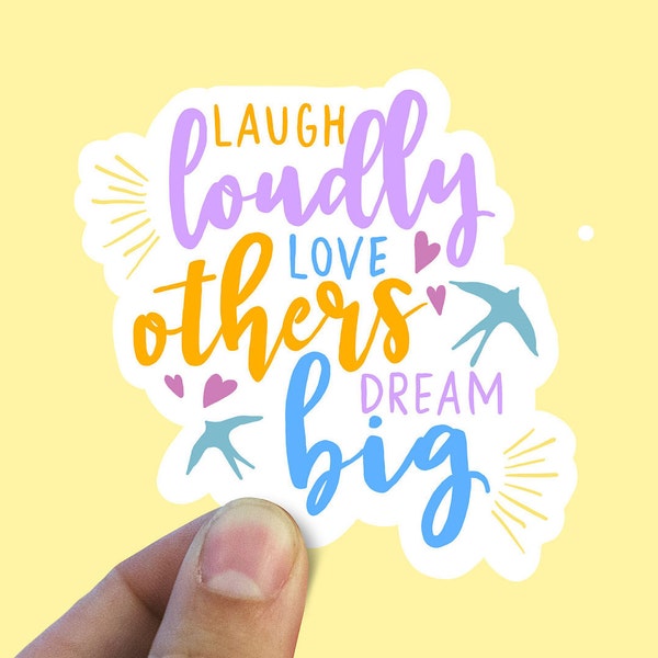 Laugh Love Dream - Etsy