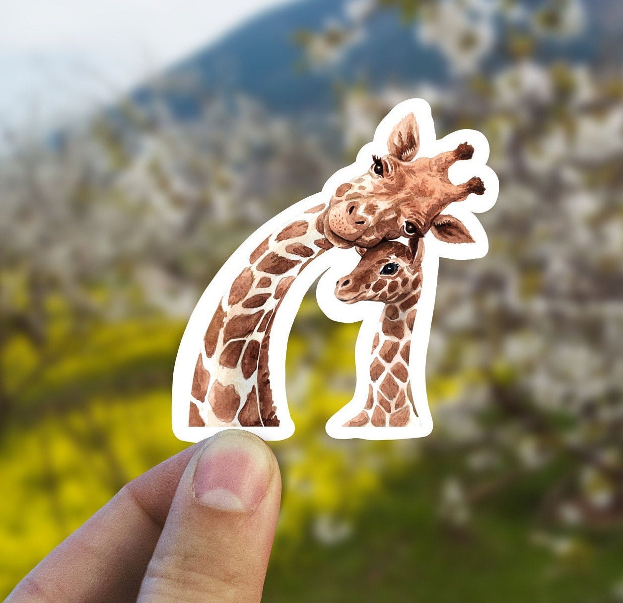Cute Giraffe Stickers For Teens Cartoon Water - Temu
