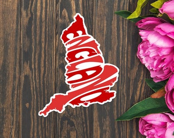 England outline vinyl sticker, Europe stickers, Best friend gift, birthday gift, , laptop sticker