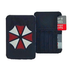 Nintendo Switch Resident Evil Umbrella Game Cart Micro SD Card Holder