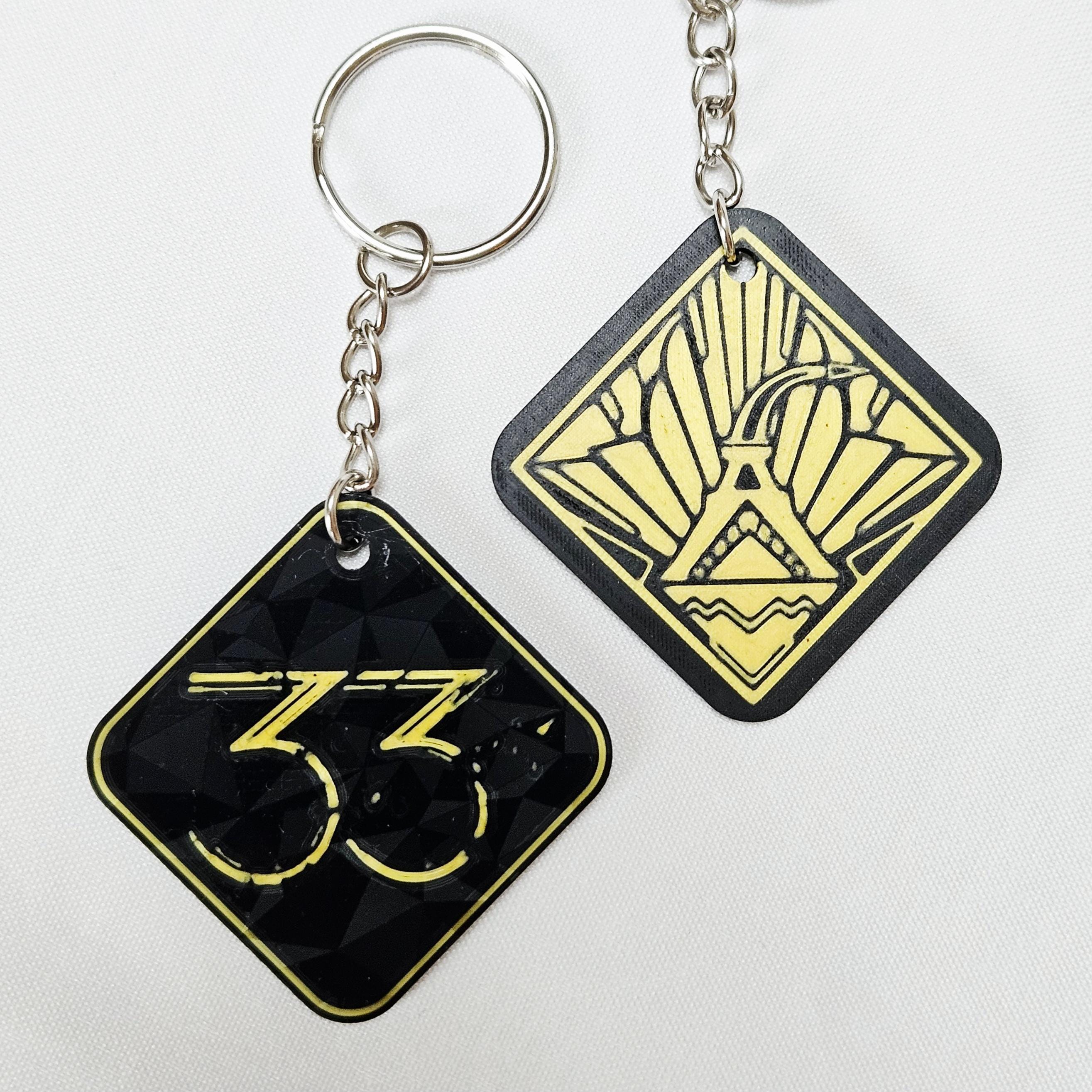 Clair Obscur: Expedition 33 Keychain Keyring - Etsy