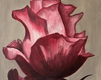 Rose - Original artwork Acrylic on Canvas