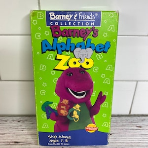 1994 Barney’s alphabet Zoo VHS ~ sing-along age 1-8 ~ from the hit TV series ~ barney and friends