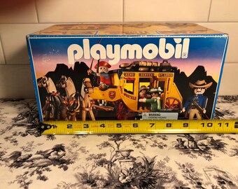 playmobil プレイモービル 3803 ウエスタン・エクスプレス PLAYMOBIL 3803 - Western Express Stage Coach Released 1994