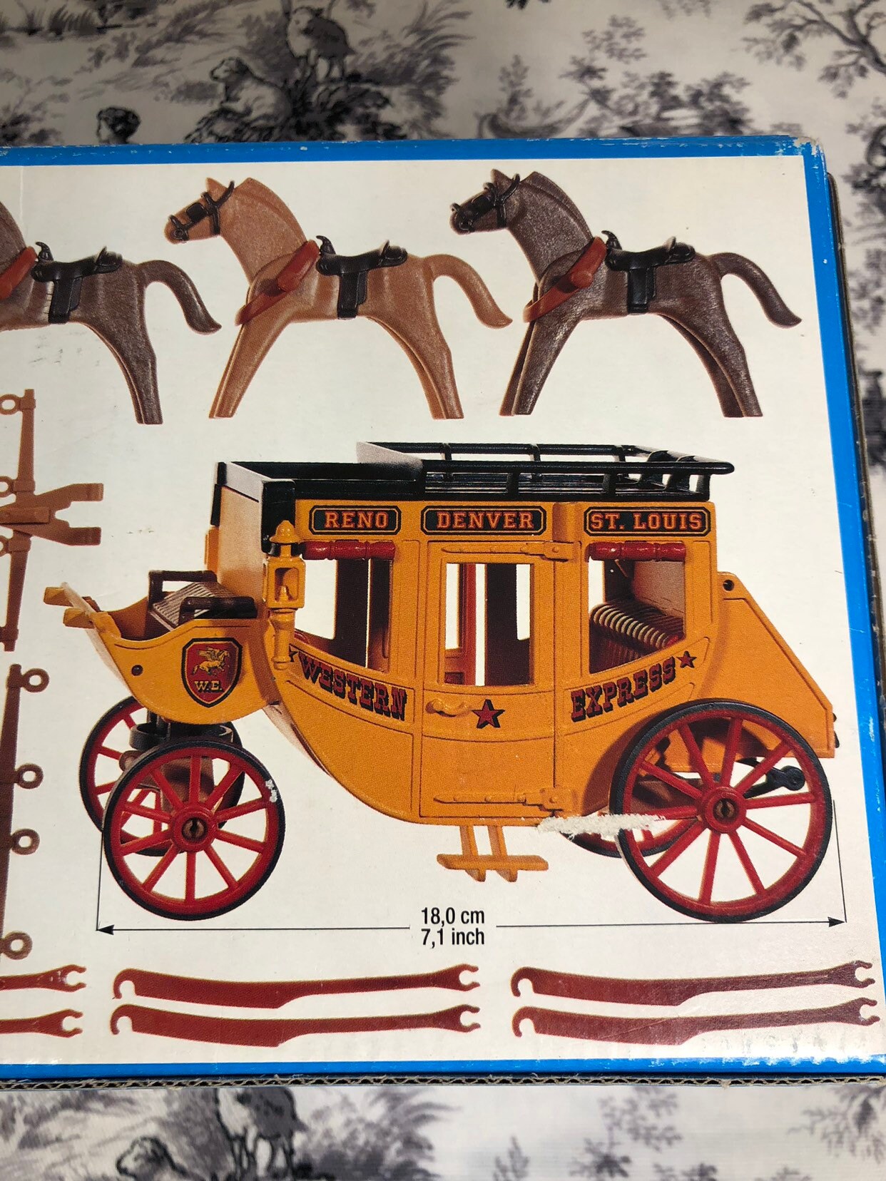 playmobil プレイモービル 3803 ウエスタン・エクスプレス PLAYMOBIL 3803 - Western Express Stage Coach Released 1994