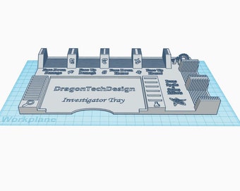 Bandeja de inserción de mansiones de locura descargable STL