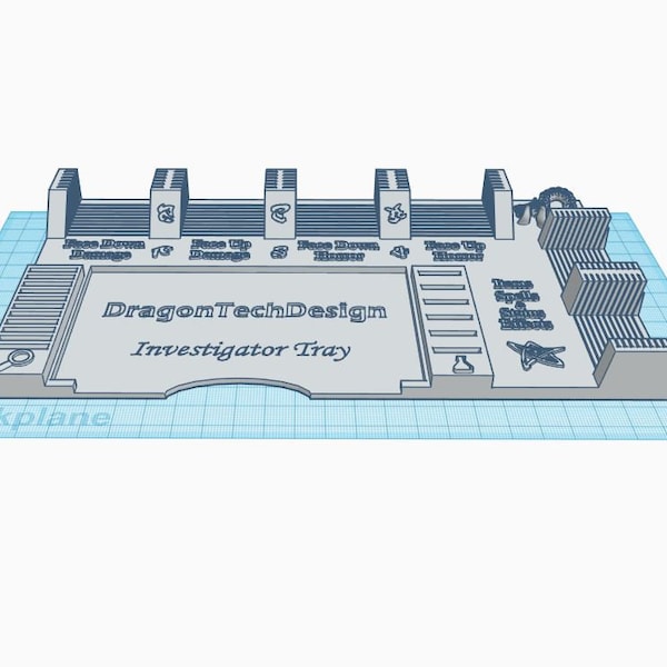 Mansions of Madness Investigator Tray Downloadable STL