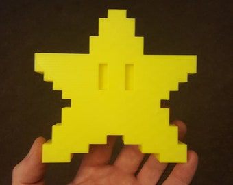 Topper de árbol estelar de 8 bits