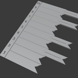 Folklore Skirmish Initiative Tracker Downloadable STL