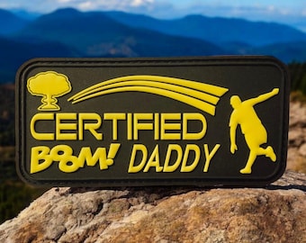 ¡Parche de papá Boom! certificado