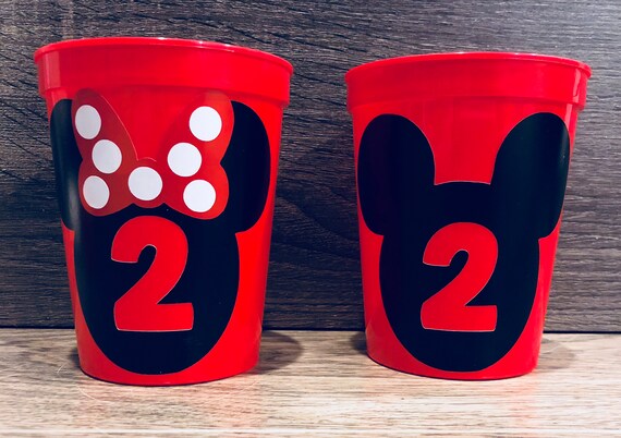 Mickey and Minnie Mouse Coffee Cup Salt and Pepper Shakers Mickey and Minnie Mouse Coffee Cup Salt and Pepper Shakers