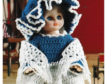Vintage Crochet Doll Dress