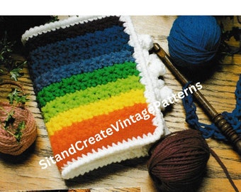 Crochet Colorful Carryall Hook Case