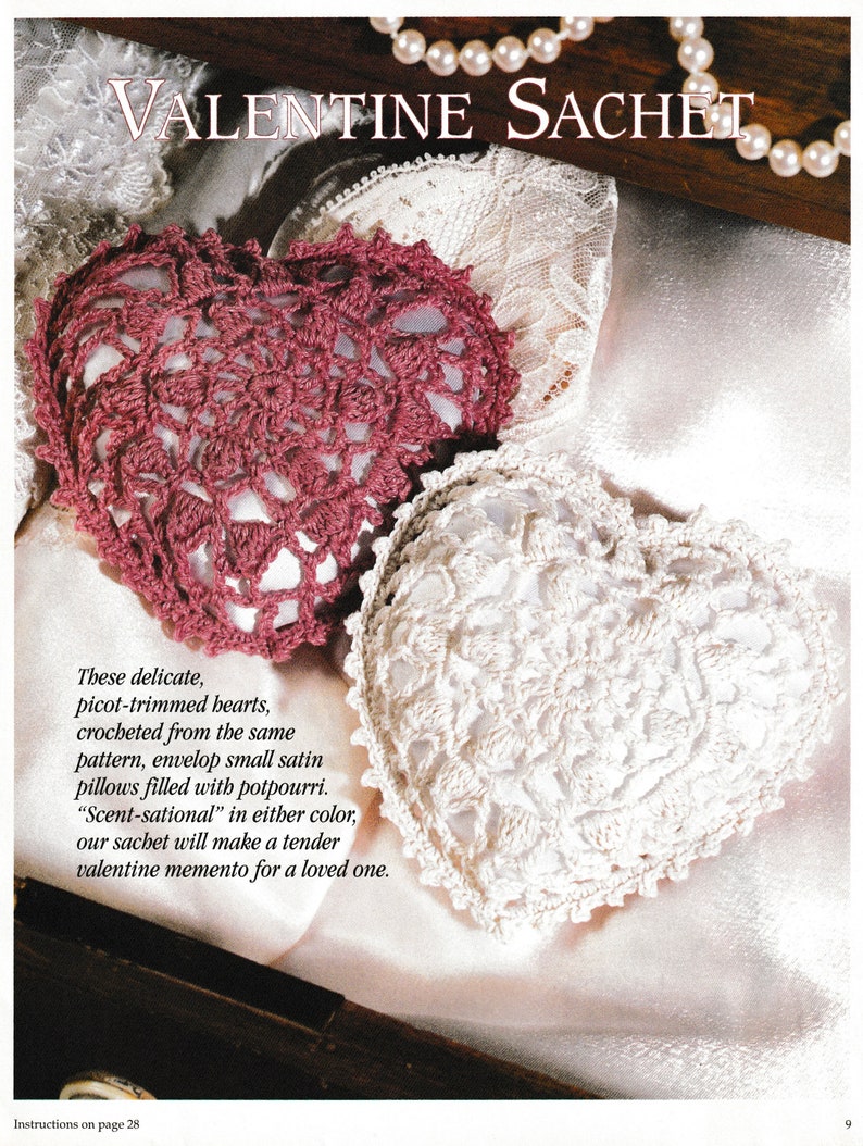 Vinatge Thread Valentines Day Heart Sachet - Etsy