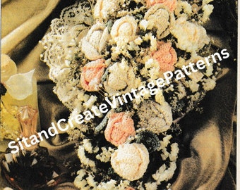 Ramo de novia vintage de crochet