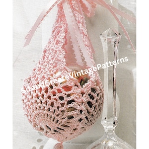 Vintage Crochet Pineapple Ornament