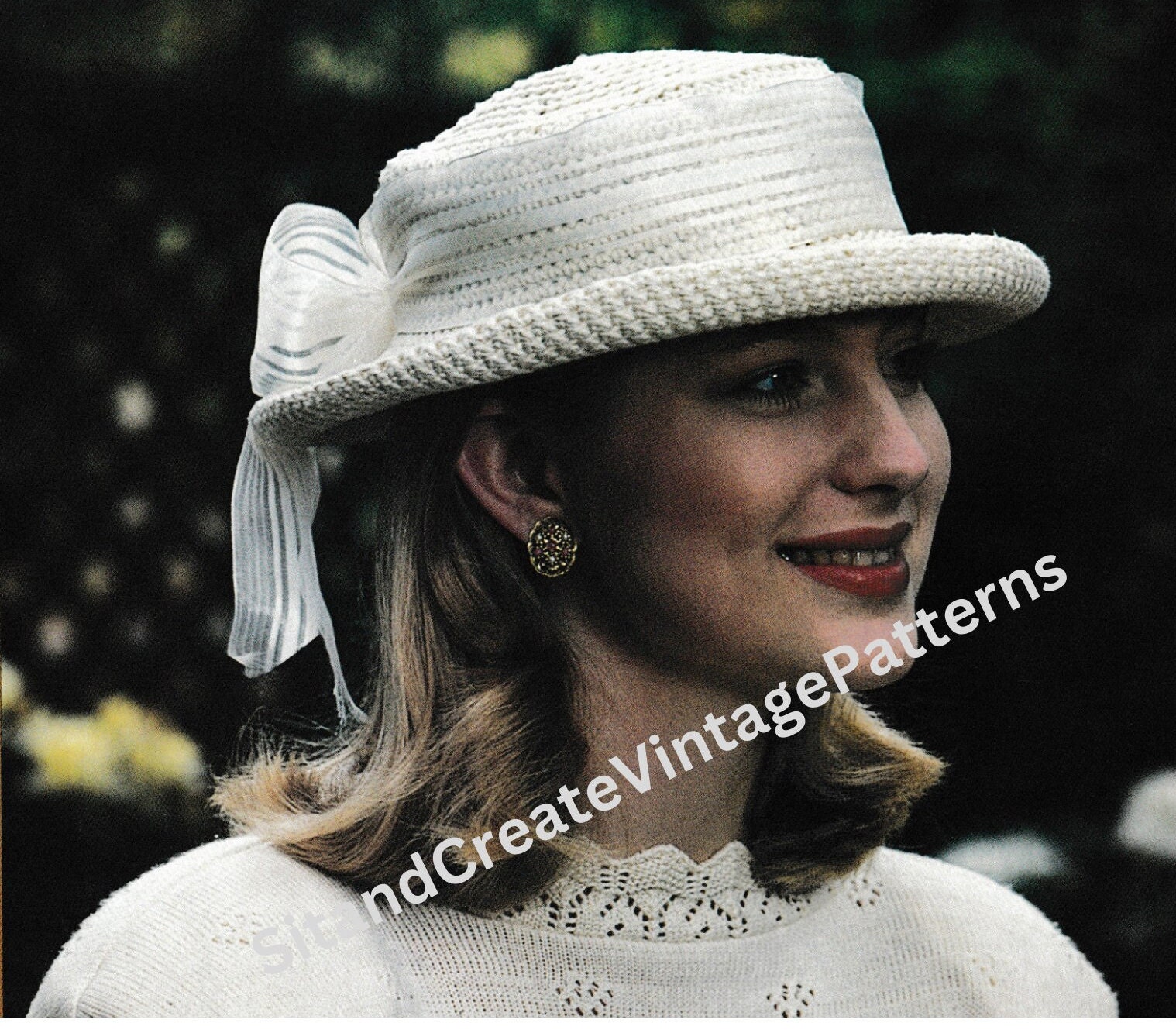 Vintage Easter Hat - Etsy
