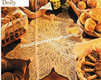 Vintage Crochet Pineapple Doily