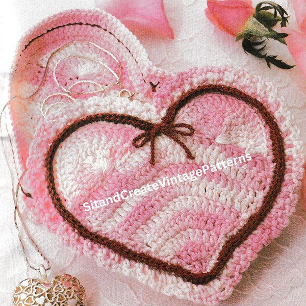 Crochet Heart Treasure Box