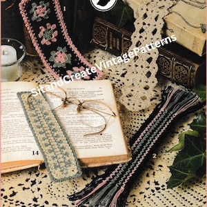 Vintage Crochet Thread Bookmarks For All