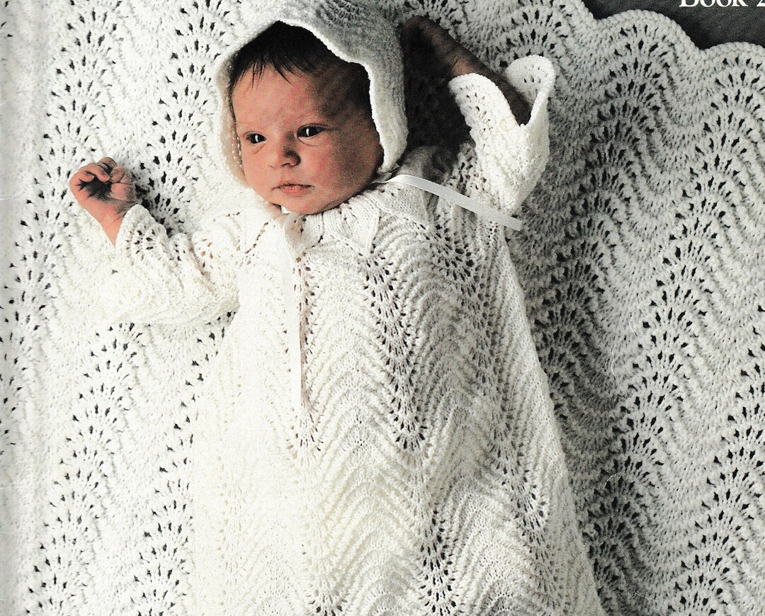 Baby Layettes Crochet/knit Set Etsy