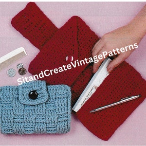 Vinatge Crochet Clutch Purse